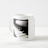 Mug Touches de Piano Macro (Devant gauche)