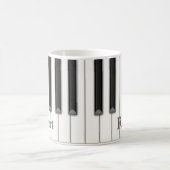 Mug Touches de piano personnalisable en 4 couleurs Mus (Centre)