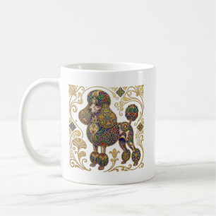 Mug Touches Dorées : Poodle de la Sécession Viennoise