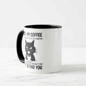 Mug Touchez Mon Café Et Je Vais Te Frapper Si Dur (Devant gauche)