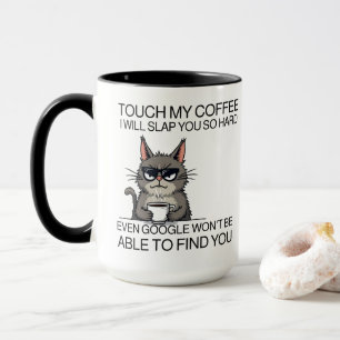 Mug Touchez mon café et je vous giflerai
