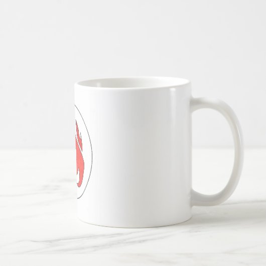 Mug Touffe de flamme du feu de la musique d'eau chaude (Droite)