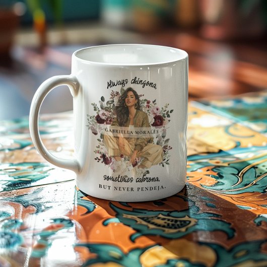 Mug Toujours Chingona Latina | Autonomisation des noms