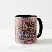 Mug Toujours choisir le design Crystal Magic Sparkle (Devant droit)