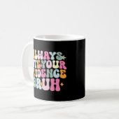 Mug Toujours Citer Vos Preuves Mec Prof D'Anglais (Devant gauche)
