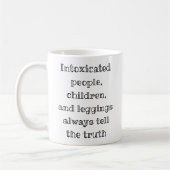 Mug Toujours dire la vérité drôle (Gauche)