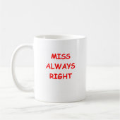 Mug toujours droite (Gauche)