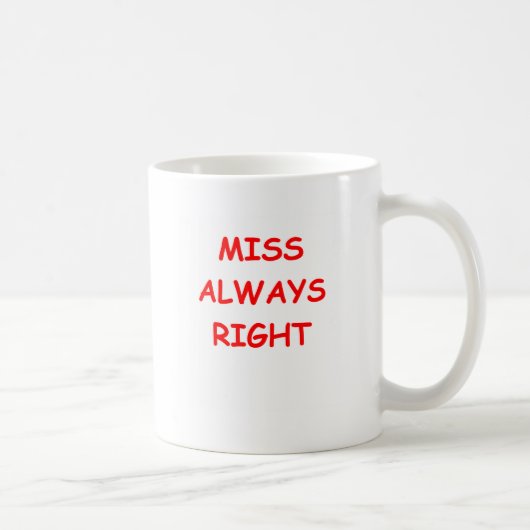 Mug toujours droite (Droite)
