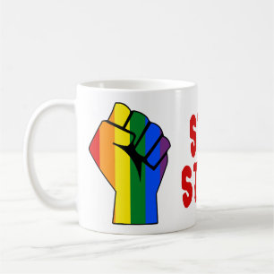 Mug Toujours ici (LGBT Gay Lesbian Transgender)