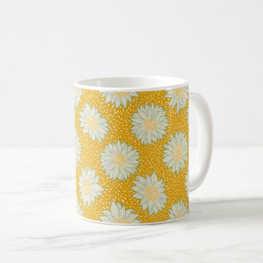 Mug Toujours les fleurs jaunes (Devant droit)