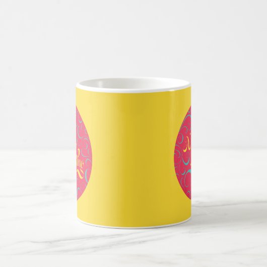 Mug Toujours lire | Bleu rose vif Jaune & Fils (Centre)