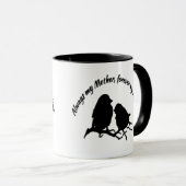 Mug Toujours ma mère pour toujours mon ami Oiseaux Cit (Devant droit)