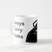 Mug Toujours porter des livres (Devant gauche)