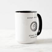 Mug Toujours précis, toujours véritablement inspirant (Devant droit)