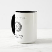 Mug Toujours précis, toujours véritablement inspirant (Devant gauche)