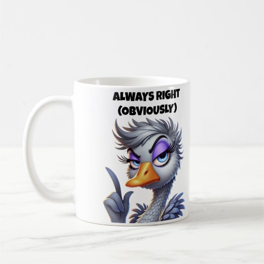 Mug Toujours raison évidemment maman (Gauche)