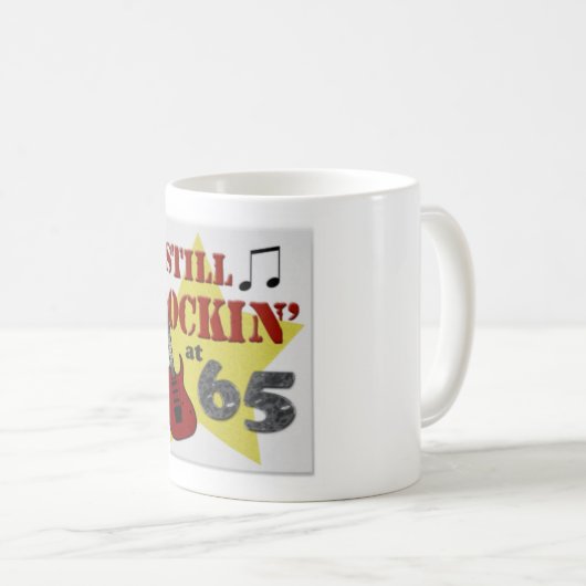 Mug toujours rockin' à 65 (Devant droit)