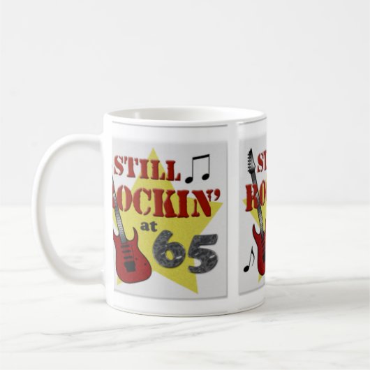 Mug Toujours Rockin' à 65 ans (Gauche)