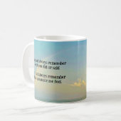 Mug "Toujours se souvenir" (Devant gauche)