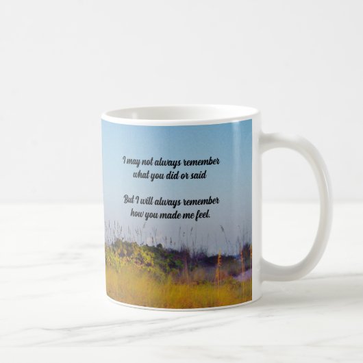 Mug "Toujours se souvenir" (Droite)