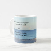 Mug "Toujours se souvenir" (Devant gauche)