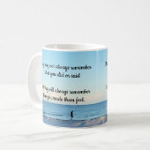 Mug "Toujours se souvenir" (Devant gauche)