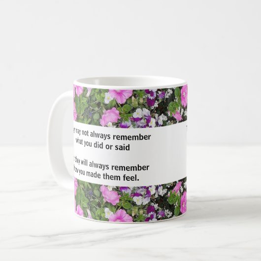 Mug "Toujours se souvenir" (Devant gauche)