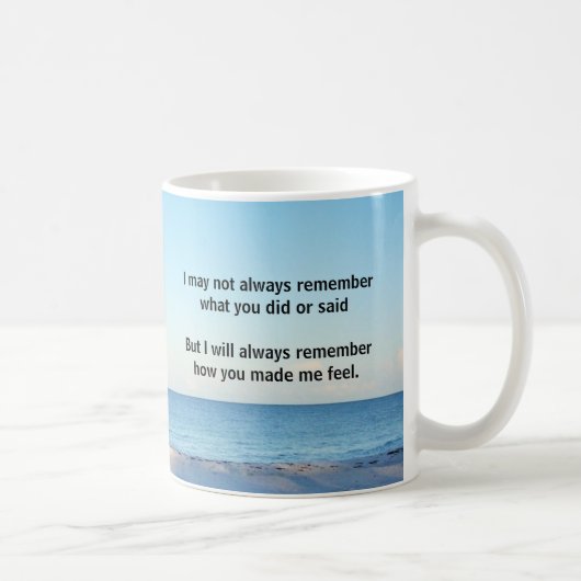 Mug "Toujours se souvenir" (Droite)