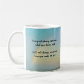 Mug "Toujours se souvenir" (Gauche)