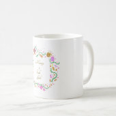 Mug Toujours une fille à livres (Devant droit)