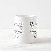 Mug Toujours unis dans la boue de coeur (Centre)