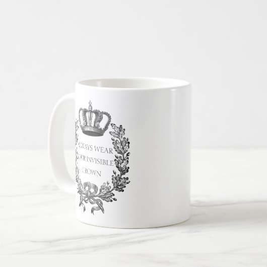 Mug Toujours usage drôle votre citation invisible de (Devant gauche)