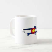 Mug Toulouse de poisson du drapeau du Colorado (Devant gauche)