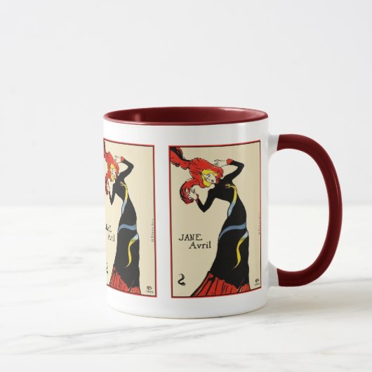 Mug : Toulouse Lautrec - Jane Avril (Droite)