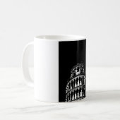 Mug Tour blanche noire de Pise Italie (Devant gauche)