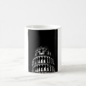 Mug Tour blanche noire de Pise Italie (Centre)