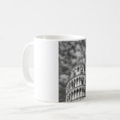 Mug Tour blanche noire de Pise Italie (Devant gauche)