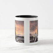 Mug Tour de coucher du soleil (Centre)