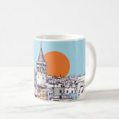 Mug Tour de Galata et quartier de Galata à Beyoglu Ist (Devant droit)