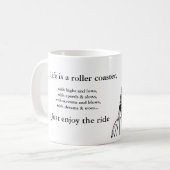 Mug Tour de montagnes russes (Devant gauche)