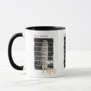 Mug Tour de Pise Italie Vintage Souvenir Retro