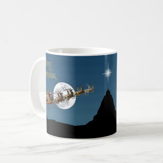 Mug Tour de Sleigh de Père Noël (Devant gauche)