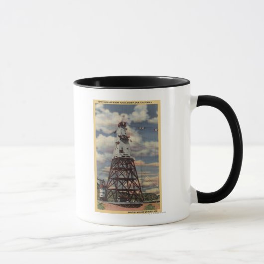 Mug Tour de tête, Plante mixte, barrage Shasta (Droite)