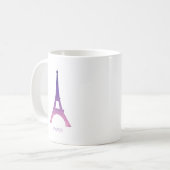 Mug Tour Eiffel abstrait (Devant gauche)