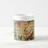 Mug Tour Eiffel bleu de Paris de nid d'oiseau de Robin (Centre)