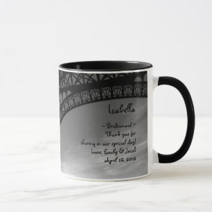 Mug Tour Eiffel Boug de servante d'accueil personnalis