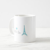 Mug Tour Eiffel de Paris (Devant gauche)