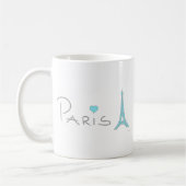 Mug Tour Eiffel de Paris (Gauche)
