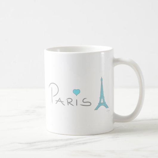 Mug Tour Eiffel de Paris (Droite)