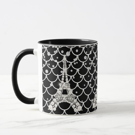 Mug Tour Eiffel Diamonds (Gauche)